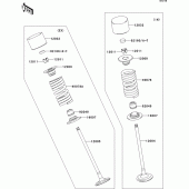 Схема вузла: Клапан для Kawasaki ZX636 Ninja ZX-6R
