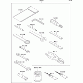 Схема вузла: Owner`s tools для Kawasaki EJ650 W650
