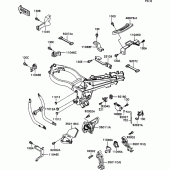 Схема узла: Battery case(1/2) для Kawasaki ZX1100 ZZ-R1100
