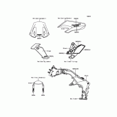 Схема вузла: Decals(Green) для Kawasaki KLZ1000 Versys 1000 LT