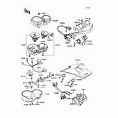 Схема вузла: Meter(s) для Kawasaki ZX400 Z400FII