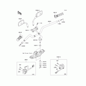 Схема узла: Руль для Kawasaki ZR1200 ZRX1200 DAEG