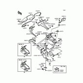 Схема вузла: Обтічник для Kawasaki ZX900 GPZ900R