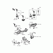 Схема вузла: Замок запалювання для Kawasaki BX250 NINJA 250SL ABS
