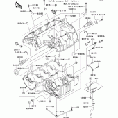 Схема вузла: Картер двигуна для Kawasaki ZR750 Z750