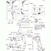 Схема вузла: Замок запалювання для Kawasaki ZX1000 Ninja ZX-10R