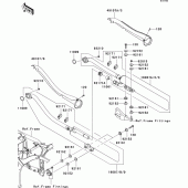 Схема вузла: Вихлопна система для Kawasaki VN900 VN900 Custom