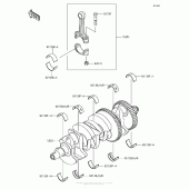 Схема узла: Коленчатый вал для Kawasaki ZX1000 Ninja 1000 ABS