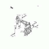 Схема узла: Крепление двигателя для Kawasaki ZX900 GPZ900R