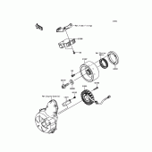 Схема вузла: Генератор для Kawasaki EN650 Vulcan S ABS SE