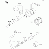 Схема вузла: Fuel pump для Kawasaki ZX600 ZZ-R600