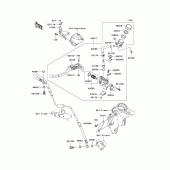 Схема вузла: Головний циліндр зчеплення для Kawasaki ZX1400 Ninja ZX-14