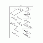 Схема вузла: Інструмент для Kawasaki ZR1100 ZRX1100-II
