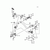 Схема вузла: Глушник для Kawasaki KLX110 KLX110L