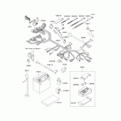 Схема вузла: Електроустаткування для Kawasaki EJ650 W650
