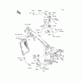 Схема узла: Охлаждение для Kawasaki VN1700 VN1700 Classic ABS