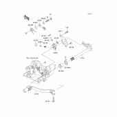 Схема вузла: Перемикач передач для Kawasaki KX450 KX450F