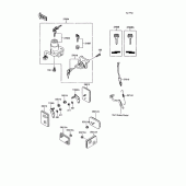 Схема вузла: Замок запалювання Kawasaki KL650 KLR650
