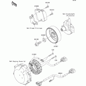 Схема узла: Генератор для Kawasaki ZX1400 ZZR1400 ABS