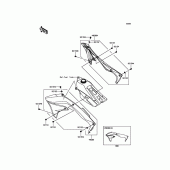 Схема вузла: Engine Shrouds для Kawasaki KX450 KX450F