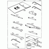 Схема узла: Tool для Kawasaki VN1500 VN-15 SE