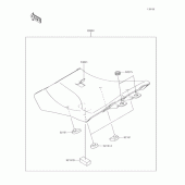 Схема вузла: Аксесуар (катастрофа) для Kawasaki ZX1000 Ninja 1000 ABS