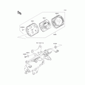 Схема узла: Meter(s) для Kawasaki ZR750 Z750
