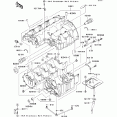 Схема вузла: Картер двигуна для Kawasaki ZR1000 Z1000