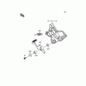 Схема узла: Лапка тормоза для Kawasaki KLZ1000 Versys 1000 LT