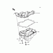 Схема вузла: Oil Pan для Kawasaki ZX1000 Ninja ZX-10R
