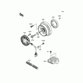 Схема вузла: Генератор для Kawasaki EJ800 W800