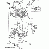 Схема узла: Картер двигателя для Kawasaki ZX1000 ZX-10