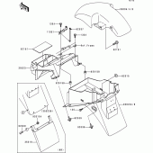 Схема вузла: Крило для Kawasaki ZR750 ZR-7