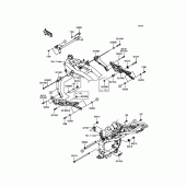 Схема вузла: Кріплення для Kawasaki ZR800 Z800