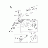 Схема узла: Руль & Пульт управления рулевой для Kawasaki EX650 Ninja 650 ABS