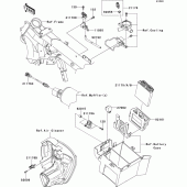 Схема вузла: Fuel injection для Kawasaki VN1700 VN1700 Voyager ABS