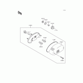 Схема вузла: Taillight(s) для Kawasaki VN800 Vulcan 800