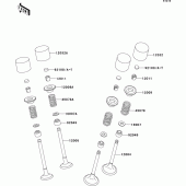 Схема узла: Клапан для Kawasaki ZX600 ZZ-R600