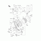Схема узла: Воздушный фильтр для Kawasaki VN800 Vulcan 800 Classic