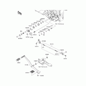 Схема узла: Переключатель передач для Kawasaki VN1700 VN1700 Classic ABS