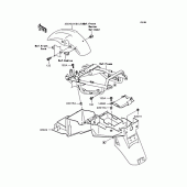 Схема вузла: Крило для Kawasaki ZR250 Balius-II