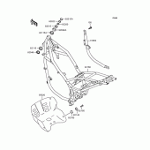 Схема вузла: Рама для Kawasaki KLE400