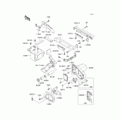 Схема вузла: Кріплення двигуна для Kawasaki VN1500 Vulcan 1500 Classic