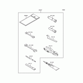 Схема вузла: Інструмент для Kawasaki KLX250 KLX250