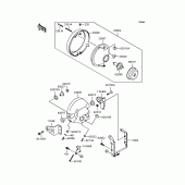 Схема вузла: Фара для Kawasaki ZR400 ZRX-II