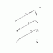 Схема узла: Тросики для Kawasaki EN650 Vulcan S