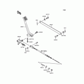 Схема вузла: Лапка гальма для Kawasaki VN250 Eliminator 250V