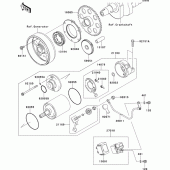 Схема узла: Starter motor для Kawasaki ZR750 Z750