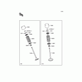 Схема узла: Клапан(ы) для Kawasaki ER650 ER-6N ABS