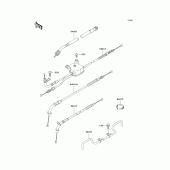 Схема узла: Тросики для Kawasaki ZG1200 Voyager XII